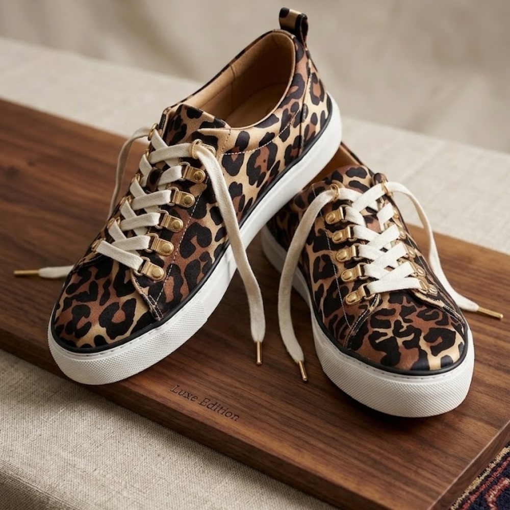 Lilly Pulitzer Leopard Print Women's Sneakers 7.5